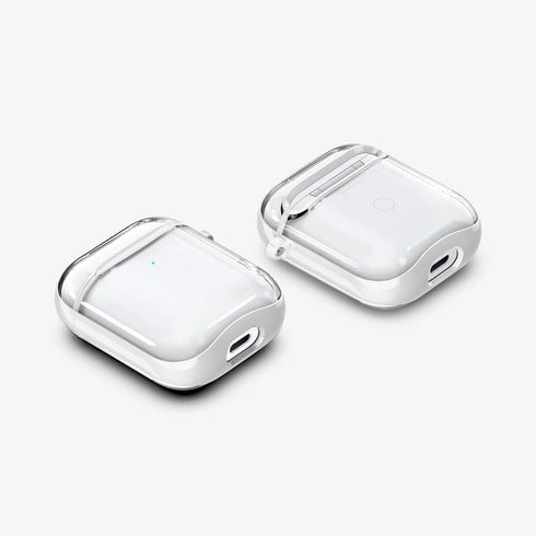 ACS05481 - Apple AirPods Pro 2 Case Ultra Hybrid in crystal clear showing the front